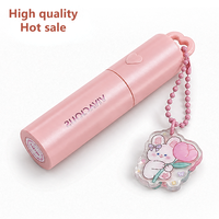Offre Spéciale – Gloss à Lèvres Non Transférable, Non Collant, Effet Scintillant Rose Personnalisé avec Breloques – Marque Privée