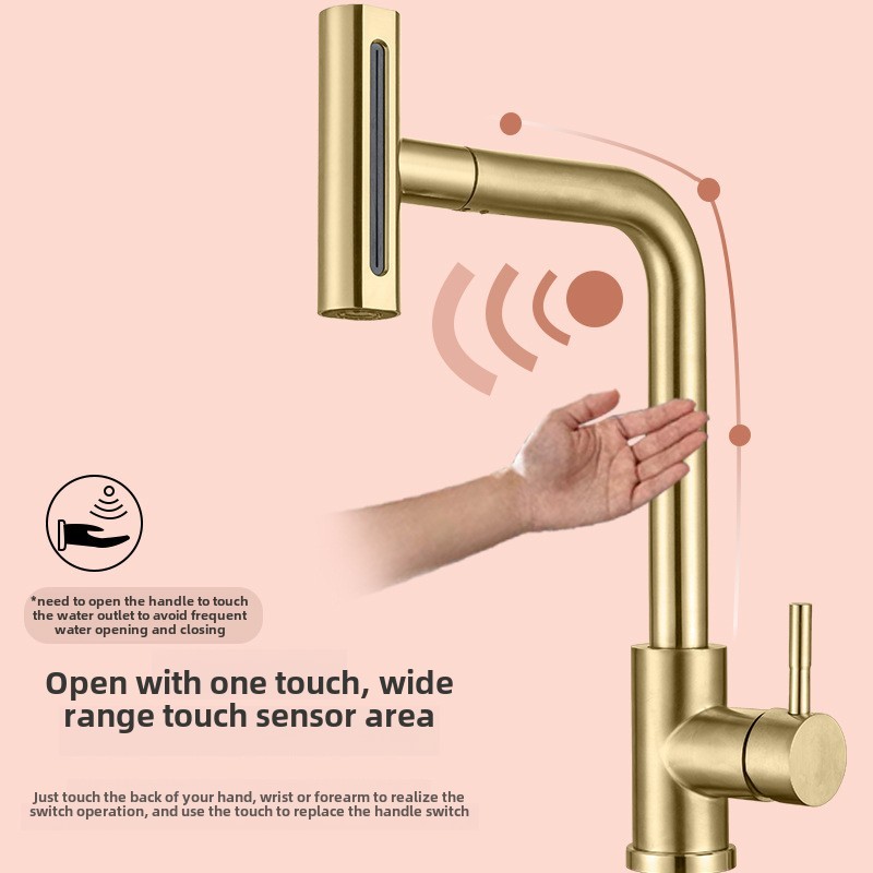 Modern Single Handle Kitchen Faucet Smart