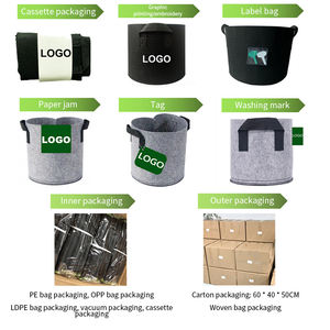 Bolsas <span class=keywords><strong>OEM</strong></span> personalizadas de 5 galones para plantas de jardín, bolsas de tela no tejida de fieltro de alta resistencia para cultivo de patatas y verduras - Product Image 6