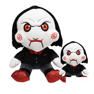 Juguete de peluche de muñeco de sierra Kawaii de Halloween más vendido, juguetes de peluche de dibujos animados, animales de peluche suaves para máquina recreativa de grúa, para exhibición en tiendas - Product Image 1
