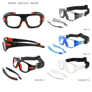 <span class=keywords><strong>Lunettes</strong></span> de sport unisexes anti-collision et anti-explosion pour basketball, <span class=keywords><strong>lunettes</strong></span> de football d'extérieur, monture optique avec sangle - Product Image 6