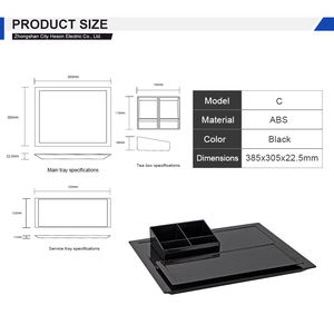 Ensemble bouilloire électrique en acier inoxydable 304 avec plateau <span class=keywords><strong>de</strong></span> bienvenue, contrôle <span class=keywords><strong>de</strong></span> la température, capacité 1,2 L, arrêt automatique et protection anti-ébullition à sec - Product Image 2