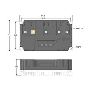 Controlador de Motor de CC para patinete eléctrico, controlador de velocidad de 60v/72v/96v, 2000W, ND96240, <span class=keywords><strong>BLDC</strong></span> - Product Image 3