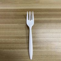 Vente directe d'usine couteau jetable fourchette cuillère et vaisselle combinaison biodégradable à emporter nourriture amidon de maïs vaisselle