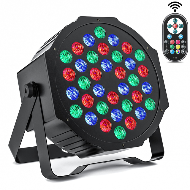 U'King Moving Head Lights 36 LEDs RGB DMX IP44  Stage DJ Disco Lighting