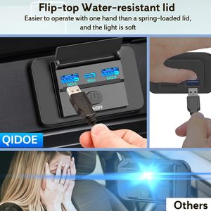 12V xe buýt RV 72W Wall Mount kép QC3.0 + PD USB C 3 cổng sạc ổ cắm với nút chuyển đổi - Product Image 5