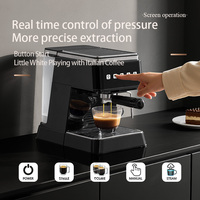 Meilleure Machine à Café Espresso Italienne Intelligente, Vente en Gros, Fabriquée en Chine, Machine à Café Cappuccino Instantané, Machine à Espresso Double Groupe