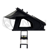 Tenda Atap Mobil 4x4 Offroad Hard Shell Aluminium Anti Air Empat Musim Buka Otomatis Cepat Engsel X Ruang Luas Ganda