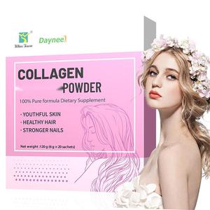 Kollagen peptide Pulver Vitamin C Haut aufhellung Glühendes Licht Protein pulver mit Kollagen FÜR Haar Haut nägel - Product Image 1