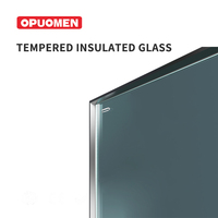 Ventanas Corredizas Horizontales Modernas de Aluminio Delgado con Recubrimiento en Polvo, Fáciles de Limpiar, Vista Panorámica, Resistentes al Viento, para Dormitorio y Sala de Estar