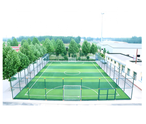 Césped Sintético de Polipropileno de Alta Densidad SSG SF001 20m X 40m para Campo de Fútbol, Color Verde/Blanco, Duradero (>5 Años de Vida Útil), Fácil de Usar - Product Image 2