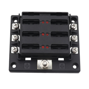 Caja de Fusibles de 6 Vías con Indicador LED, 16 Fusibles para Automóviles, Camiones, Barcos, Embarcaciones Marinas, Vans, 12V 24V - Product Image 5