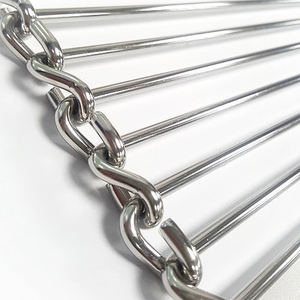 Gıda endüstrisinde yıkama/pişirme için 304 316 paslanmaz çelik merdiven konveyör bant - Product Image 6