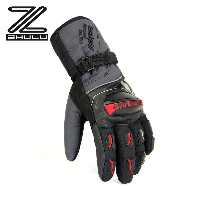 New Arrival Winter Warm Waterproof Anti vibration Motorcycle Riding Gloves