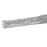 Câble Ethernet blindé YK Cat8 à paires torsadées, conducteur en cuivre massif, blindage en feuille d'aluminium tressée, certifié CE