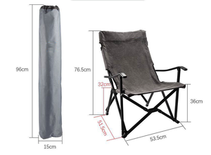 Custom Portable Wholesale Compact High Quality Foldable Outdoor <b>Folding</b> Camping Chair - Product Image 6