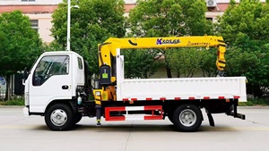Guindaste montado caminhão telescópico Isuzu 3Ton 4Ton 5Ton Guindaste móvel hidráulico do caminhão China Núcleo da caixa de engrenagens do motor Isuzu - Product Image 3