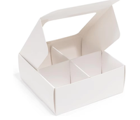 Boîte d'emballage en papier de qualité alimentaire pour les collations et les desserts, boîte de boulangerie, boîtes à mini-gâteaux écologiques personnalisées