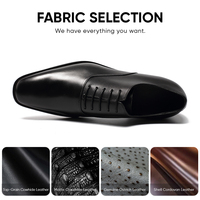 Chaussures habillées élégantes italiennes à talon compensé de 7 cm pour homme, en cuir véritable, pour mariage et occasions formelles – Nouveau design, vente en gros