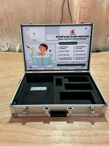 Custom Foam Insert Aluminum Plywood Case with ABS Panel and <b>Chrome</b> Buckle for Professional Hardware Accessory Presentation <b>Box</b> - Product Image 3