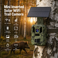 Sensvision 4G LTE 4K 64MP WiFi+ Panel Solar Dividido 512GB IP66 Impermeable Batería de 5000mAh para Caza y Vida Silvestre al Aire Libre