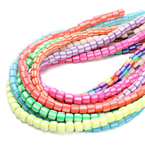 Wholesale 6mm Color Cylindrical Polymer Clay Loose Bead Drum Bead Jewelry <b>Accessories</b> for <b>DIY</b> Jewelry Making <b>Accessories</b> - Product Image 6