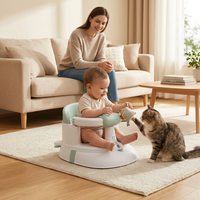 Chaise bébé convertible 3 en 1 pour baignoire, assise au sol et activités de tiraillement en extérieur