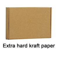 Boîte d'expédition postale pour cheveux en carton ondulé personnalisée avec revêtement UV, gaufrage, laminage mat, recyclable, pour e-commerce