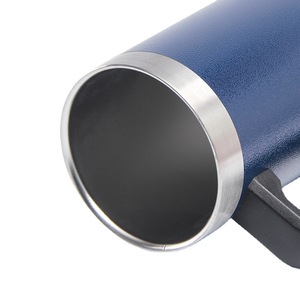 Stainless Steel Beer <b>Mug</b> 20oz Double Wall Vacuum <b>Insulated</b> Travel Cup With Handle - Product Image 3