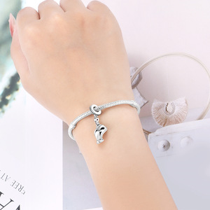 Colgante de latón con forma de corazón y gesto de mano, original, único, personalizado, accesorio de pulsera DIY a la moda, regalo para niñas - Product Image 6