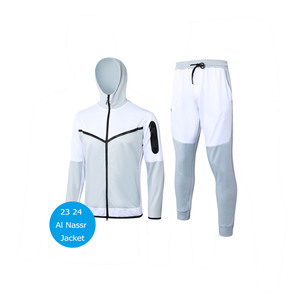 Ensemble de survêtement de football <span class=keywords><strong>Al</strong></span> <span class=keywords><strong>Nassr</strong></span> FC 2024 avec veste à capuche intégrée – Maillot d'entraînement 23/24 - Product Image 1