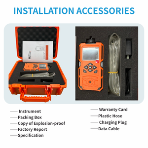 SHIELD Single Pump Suction Type Gas Analyzer <strong>CO2</strong> H2S Nh3 SO2 Ch2O CH4 EX Color Display <strong>Handheld</strong> Gas Analyzer with Built-in Pump - Product Image 6