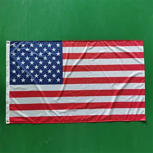 高品質3x5ポリエステルカスタムアメリカ国旗