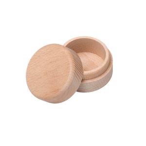 Boîte <span class=keywords><strong>en</strong></span> <span class=keywords><strong>bois</strong></span> inachevé <span class=keywords><strong>coffre</strong></span> au trésor avec couvercle et fermoir <span class=keywords><strong>en</strong></span> métal boîte à bijoux ronde <span class=keywords><strong>en</strong></span> <span class=keywords><strong>bois</strong></span> - Product Image 1