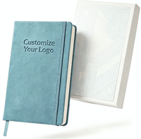 Carnet de notes en cuir personnalisé, couverture rigide, A5, 100 feuilles, reliure cousue, écriture facile, coffret cadeau, coffret cadeau pour bureau