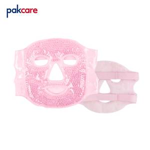 Perles de gel de support en peluche confortables masque complet <span class=keywords><strong>Anti</strong></span>-<span class=keywords><strong>rides</strong></span> soulager la fatigue la peau raffermissant le paquet de perles de glace - Product Image 3