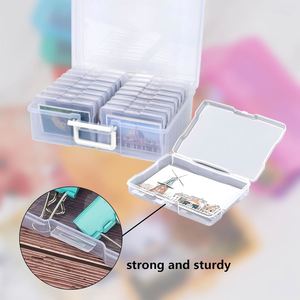 Transparent PP Injection Molded Rectangle Clothing <b>Storage</b> Case Photo Keeper Multifunctional <b>Stackable</b> - Product Image 3