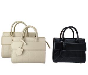 กระเป๋าดีไซน์เนอร์ หนัง PU ความจุมาก กระเป๋าสะพายข้างผู้หญิง กระเป๋าถือแฟชั่น หนังลายจระเข้ - Product Image 3