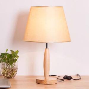 Lampe de chevet de chambre à coucher de style nordique japonais moderne minimaliste, design en bois massif créatif et chaleureux avec télécommande pour la maison et l'hôtel - Product Image 4
