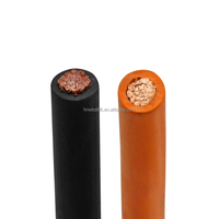 Großhandel Schweißbatteriekabel 1/0 2/0 4/0 Gauge AWG DC-Batteriekabel Blankes Kupfer-Elektrokabel