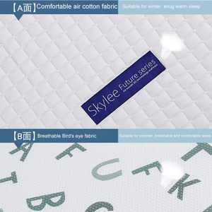 Skylee 4D Bebek Yatağı Yapıştırıcısız Formaldehitsiz Çıkarılabilir Yıkanabilir Rahat Polimer POE Soğutmalı Katlanabilir Yatak - Product Image 2