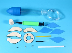 Kit complet de fusée à eau et à air en plastique, modèle éducatif pour la création de petites inventions, avec <span class=keywords><strong>manuel</strong></span>, pour compétition, pour enfants - Product Image 4