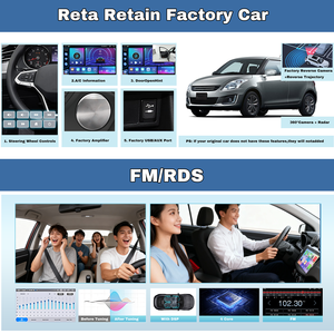 <span class=keywords><strong>Autoradio</strong></span> Android 13 9 pouces pour <span class=keywords><strong>Suzuki</strong></span> <span class=keywords><strong>Swift</strong></span> 2011-2017 Carplay Navigation GPS Lecteur DVD de voiture avec FM/RDS SWC + Caméra de recul AHD - Product Image 5