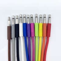 Câble modulaire Slim TS 3,5 mm mâle vers mâle, câble de couleur vive