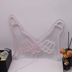 Enseigne lumineuse néon faite à la main <span class=keywords><strong>idée</strong></span> <span class=keywords><strong>cadeau</strong></span> de la Saint-Valentin pour petit ami/petite amie décorations lumineuses LED Couples anniversaire de mariage - Product Image 6