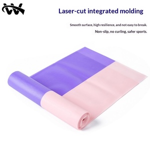 Bande de Résistance de Yoga en TPE Bicolore Personnalisée pour <span class=keywords><strong>Fitness</strong></span>, Remodelage Corporel, Exercice, Sangle d'Assistance à l'Étirement WX-16 Sports Trends - Product Image 2