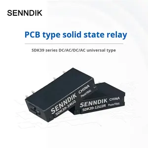 Senndik SDK39-12C4 セット ミニチュア薄型シートPCBピン 高性能DC-DC 3-14VDC/0.1-60VDC 2A 信頼性の高いソリッドステートリレー - Product Image 6