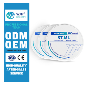 Yipang ST-ML Tandheelkundige Zirkonia Blok Standaard Meerlagige 16 Kleuren Zirconum Blanco Voor <span class=keywords><strong>Cadcam</strong></span> Kronen Dentrure Schijven Geïmplanteerde Tanden - Product Image 1