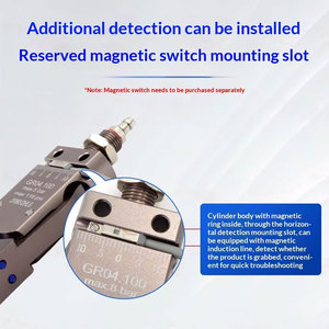 <strong>Robotic</strong> Arm Mini Fixture Magnetic Widened Large-Opening <strong>Robot</strong> <strong>Grippers</strong> Pneumatic Sprue <strong>Robot</strong> <strong>Grippers</strong> - Product Image 2