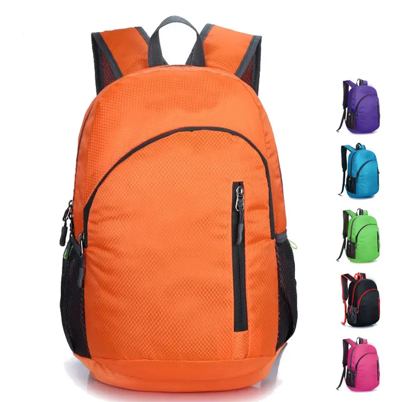 Promotional Custom Travel Lightweight Nylon Hiking Waterproof Ultralight Foldable women's backpacks